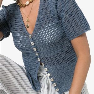 SHE MADE ME

Aahana Crochet Top NWT